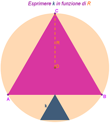 cerchio e due triangoli