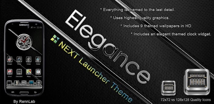 Next Launcher Elegance Theme