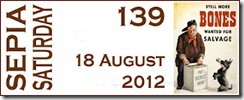 Sepia Saturday 139 August 18, 2012