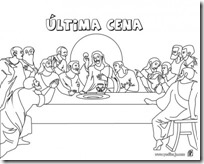 ultima cena jesus colorear (3) ultima cena jesus colorear (3)