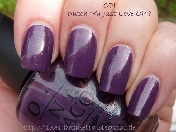 Dutch Ya Just Love OPI 2