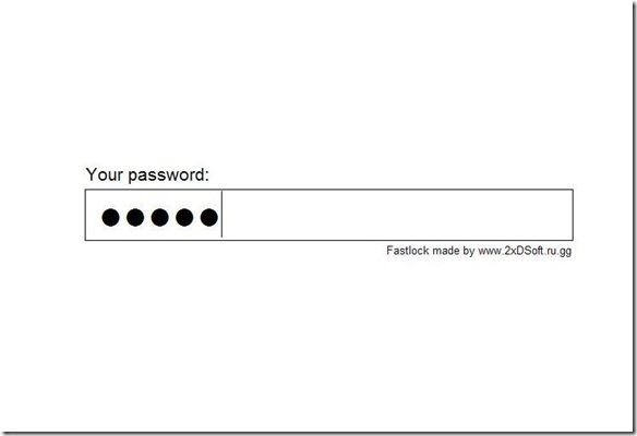 Fastlock schermo bloccato con password