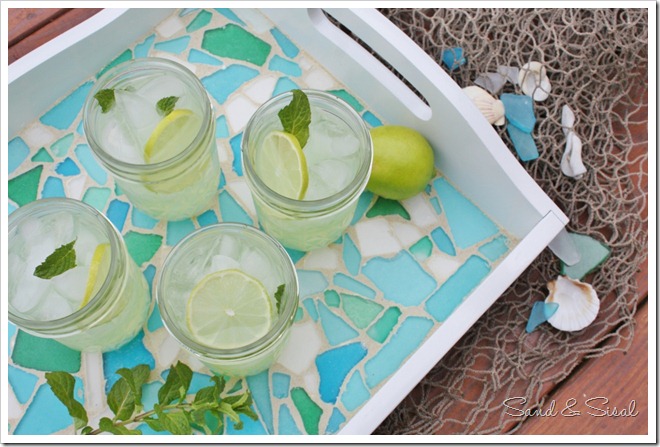 Sea Glass Serving Tray 