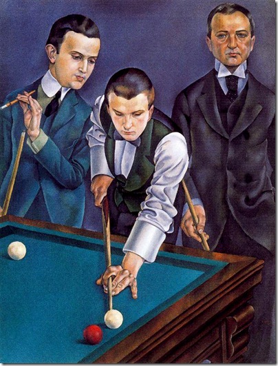 Josep de Togores i Llach -Los jugadores de billar -1920