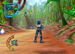 Mega Man em uma plantação de cana