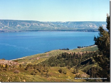 Sea of Galilee from northwest, db6704101302