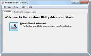 NTBackup Restore Utility
