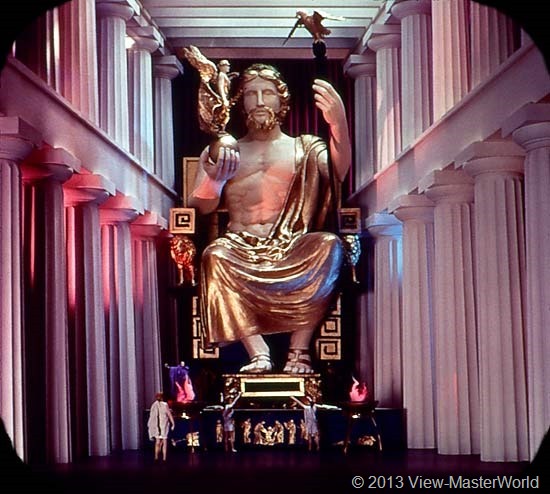 View-Master The Seven Wonders of the World (B901), Scene 7: Statue of Zeus at Olympia
