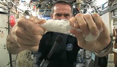 Face Cloth in Space