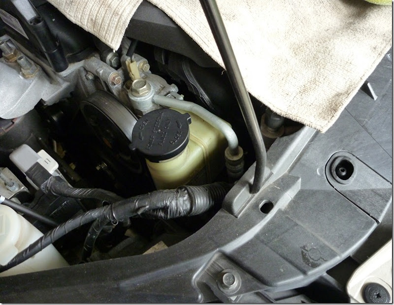 FLUID's blog Mazda 6 Changing power steering fluid the