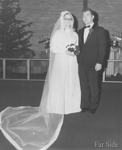 Wedding 1969 Gene and Connie