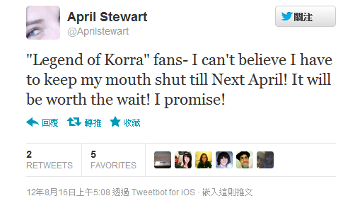 Twitter - Aprilstewart- -Legend of Korra- fans- I can't ...