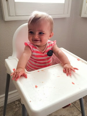 J in highchair (1 of 1)