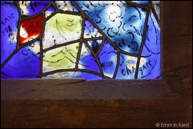 Chagall's Signature in Glass