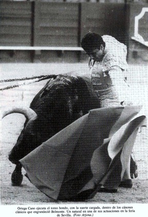 Ortega Cano 1987. Canon belmontista de Vidal 002