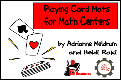 Playing card math centers - free download from Raki's Rad Resources