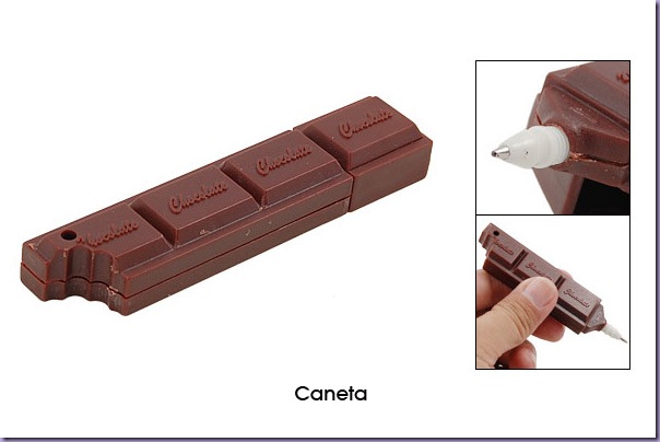 Chocolate-Caneta