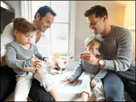 Ricky Martin, filhos e marido.
