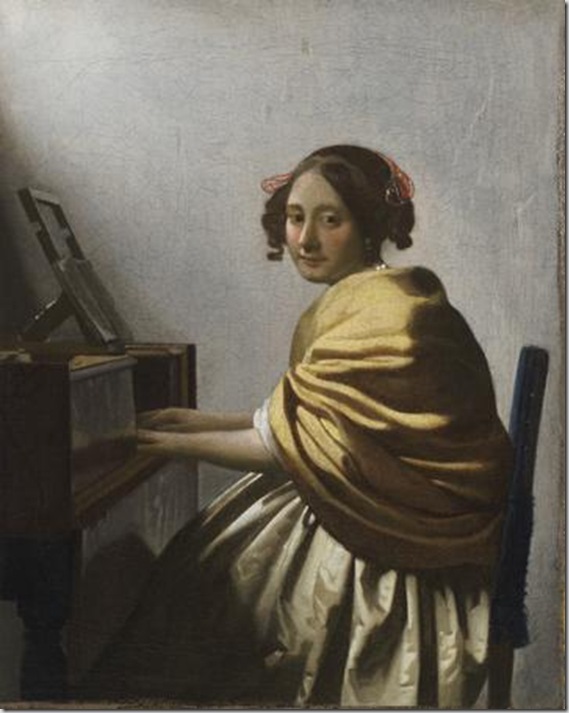 Giovane donna seduta al virginale, 1670 - 1672 ca. - Collezione privata