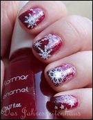 Nageldesign Schneeflocken