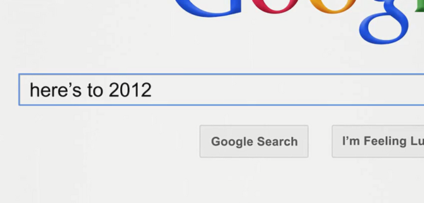 Rétrospective de 2012 selon Google