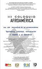 III Coloquio Afroamérica, Cartel provisional