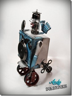 andy skinner altered art robot