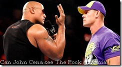 WM XXVIII Rock vs John Cena