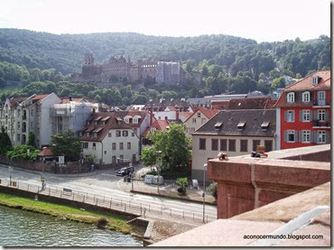 29-Heidelberg. Vistas desde el Alte Brucke - P9020079