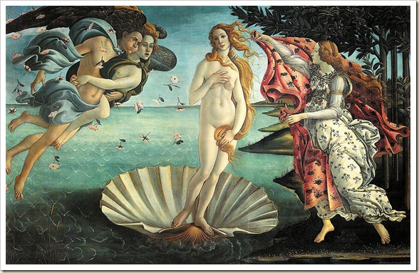 Botticelli - El nacimiento de Venus