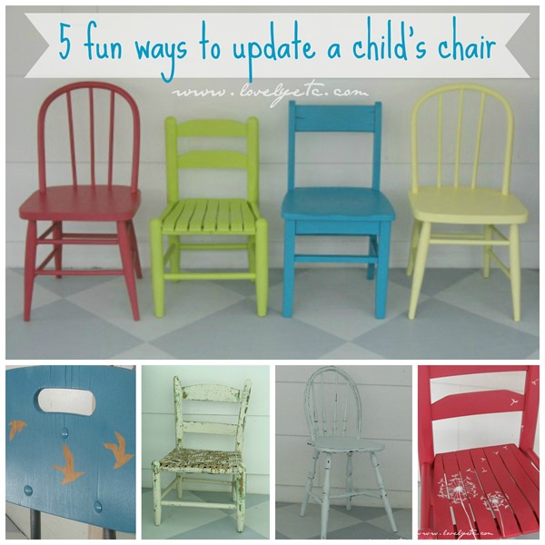5 Ways To Transform Little Kid Chairs Lovely Etc 5 Ways To Transform A Child S Chair