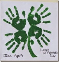 clover hand art clover hand art