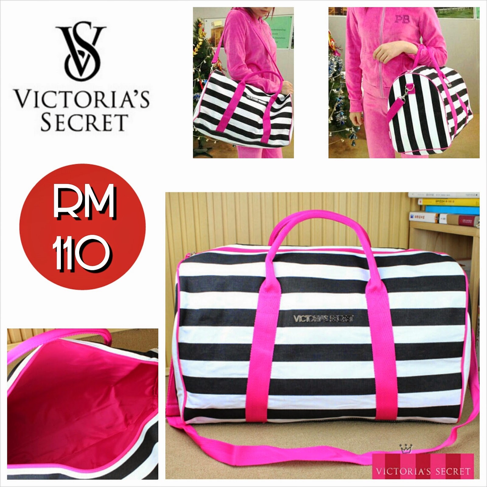 VICTORIA'S SECRET Travel Bag RESTOCK! SHANTEK COLLECTION