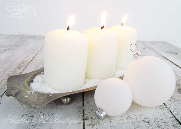 Shabby Art Boutique Christmas candles