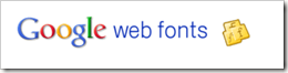 Google web fonts Google web fonts