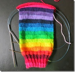 Rainbow Sock 1 - Leg
