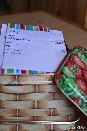 Straberry box of fav recipes