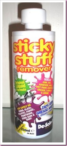 sticky stuff remover