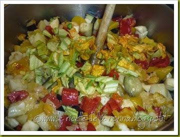 Tortiglioni integrali cremosi con  verdure estive dell'orto (3)