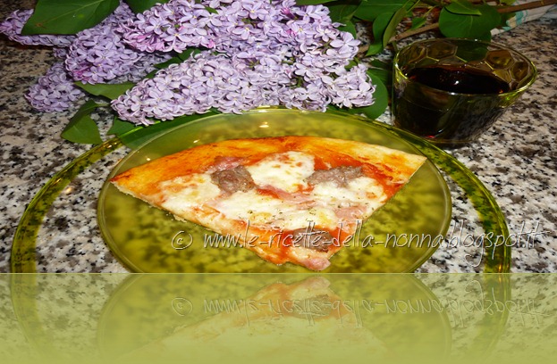 Pizza con salsiccia, mozzarella e origano (8)