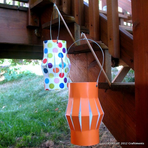 1-Paper lanterns on stick