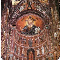 47 - Pantocrator en el abside de la iglesia de Cefalu en Sicilia