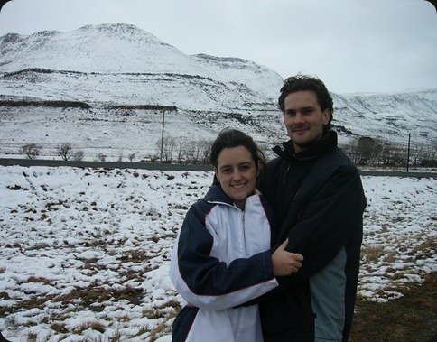 Ashleigh Langhein and Mark Letley, Eastern Cape Snow 2012, Road from Queenstown to Sterkstroom