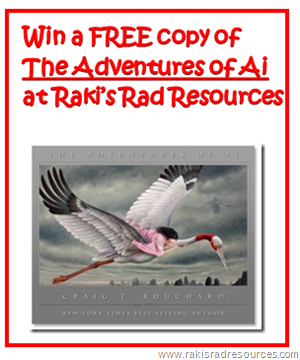 Win a free copy of the new children's novel - The Adventures of Ai from Raki's Rad Resources.