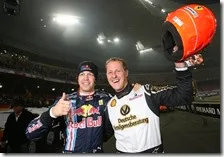 Vettel e Schumacher alla Race of the Champions