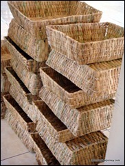 Crafting Baskets from Water Hyacinths