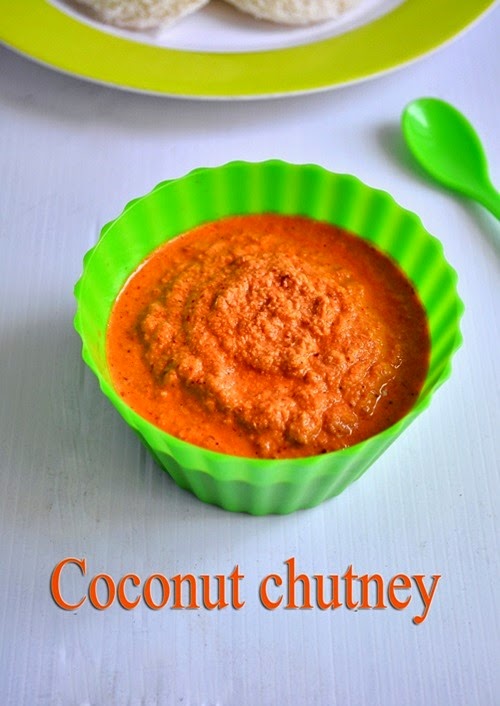 Red coconut chutney recipe