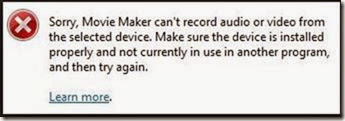 Windows_Movie_Maker_WebCam_error