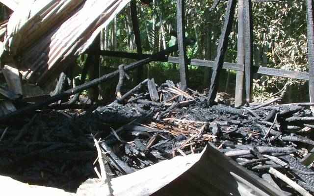 Noakhali Bashkhali hindu house temple idols destroyed burned by muslim fanatic