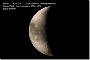 23 day old moon 23 day old moon
